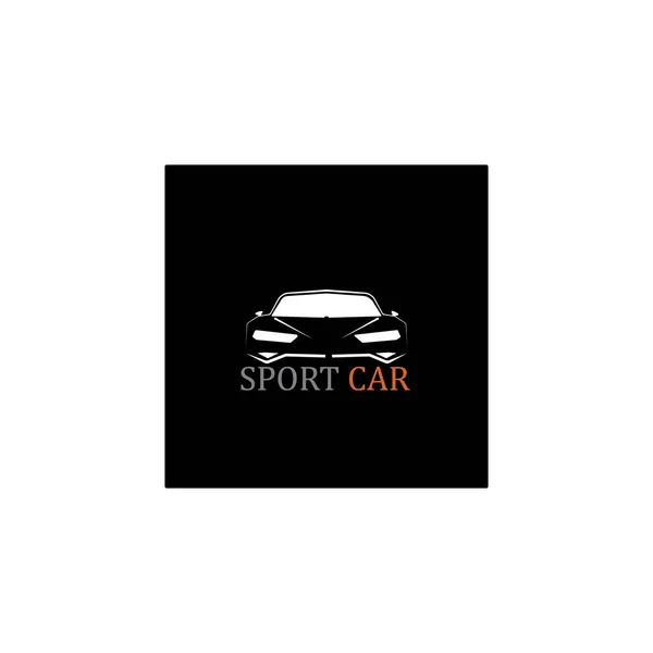 Sport Voiture Silhouette Logo Vectoriel Modèle Icônes App — Image vectorielle