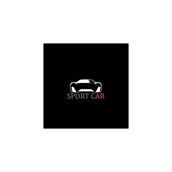 Sport Voiture Silhouette Logo Vectoriel Modèle Icônes App — Image vectorielle