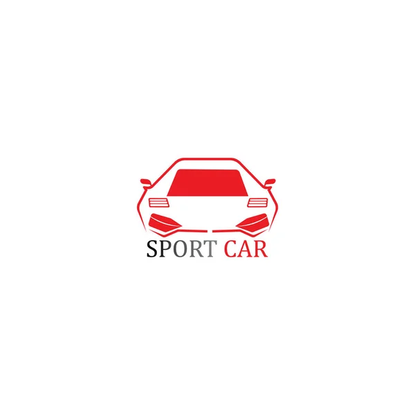 Sport Auto Silhouette Logo Vektor Vorlage Symbole App — Stockvektor