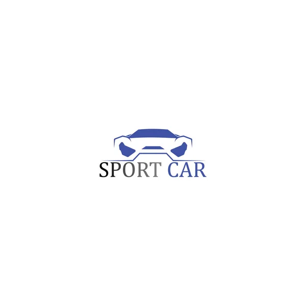 Sport Voiture Silhouette Logo Vectoriel Modèle Icônes App — Image vectorielle