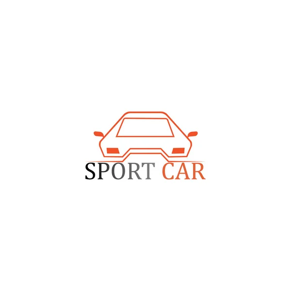 Sport Coche Silueta Logo Vector Plantilla Iconos Aplicación — Vector de stock