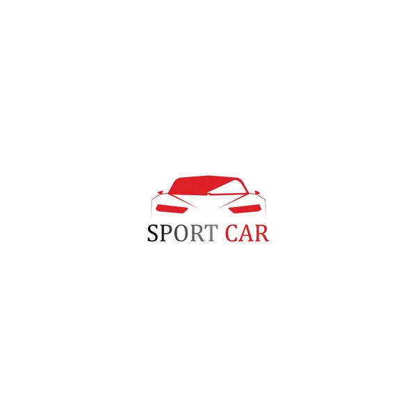 Sport Voiture Silhouette Logo Vectoriel Modèle Icônes App — Image vectorielle