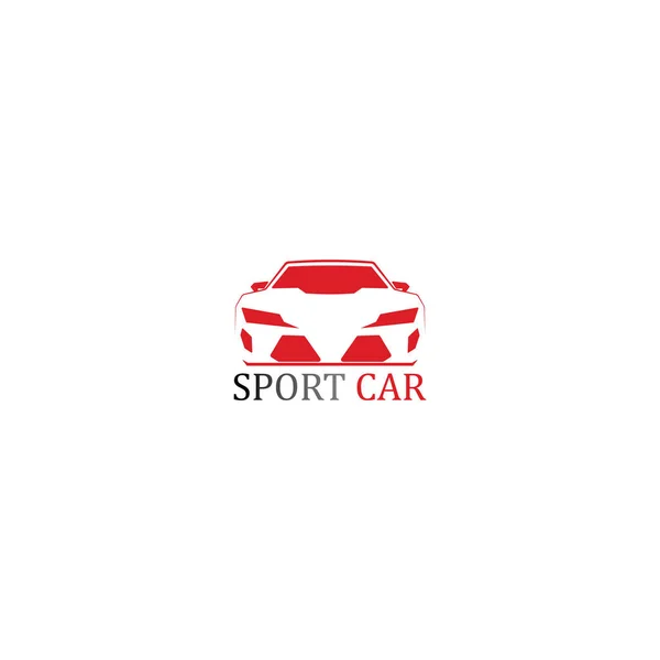 Sport Car Silhouette Logo Vector Template Icons App — Stock Vector