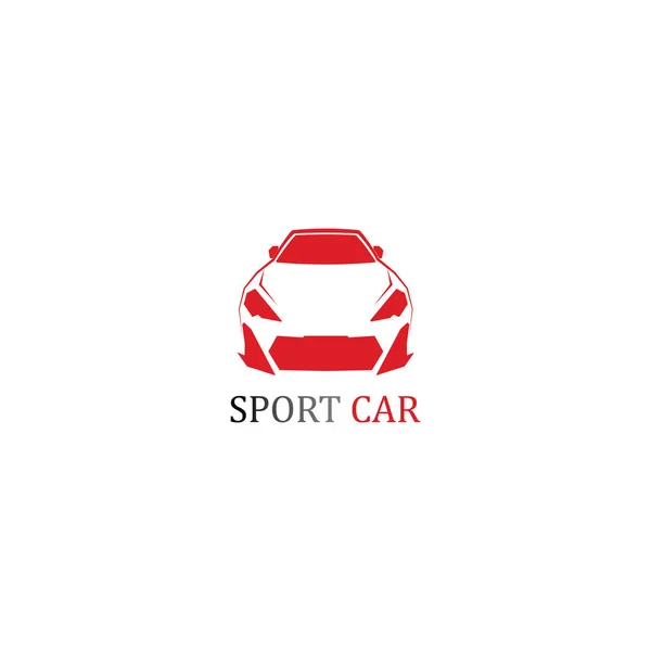 Sport Auto Silhouette Logo Vektor Vorlage Symbole App — Stockvektor