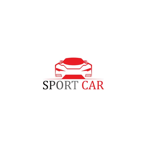 Sport Coche Silueta Logo Vector Plantilla Iconos Aplicación — Vector de stock