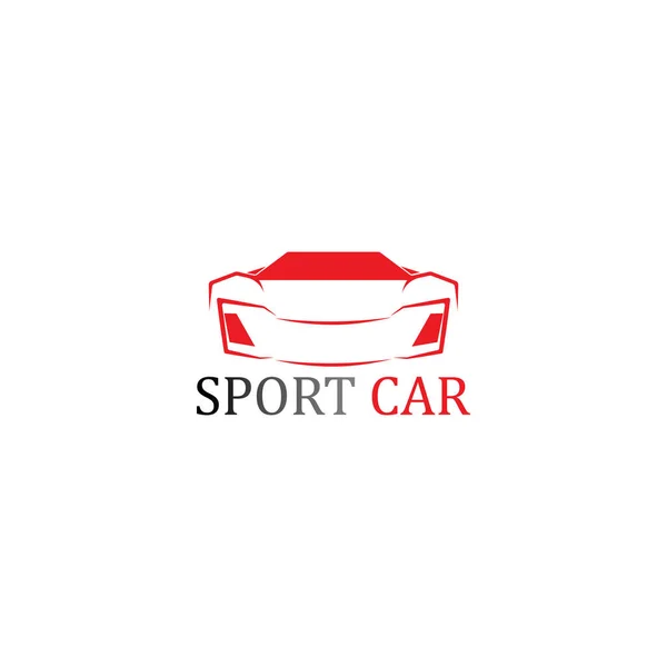 Sport Araba Silueti Logo Taşıyıcı Şablon Simgeleri Uygulaması — Stok Vektör
