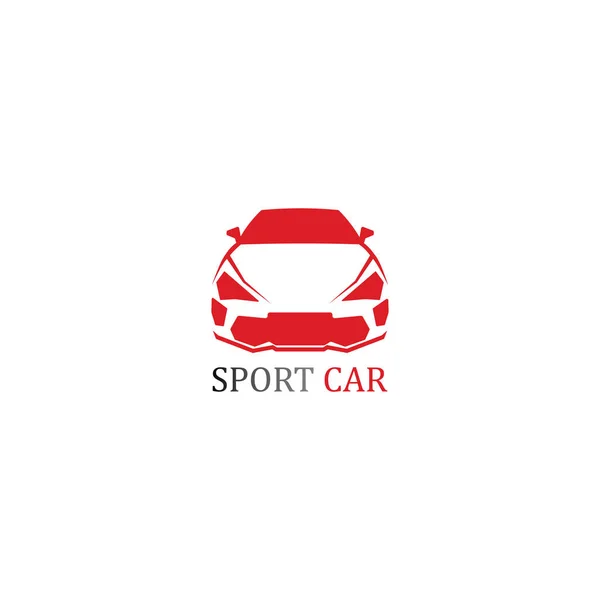 Sport Coche Silueta Logo Vector Plantilla Iconos Aplicación — Vector de stock