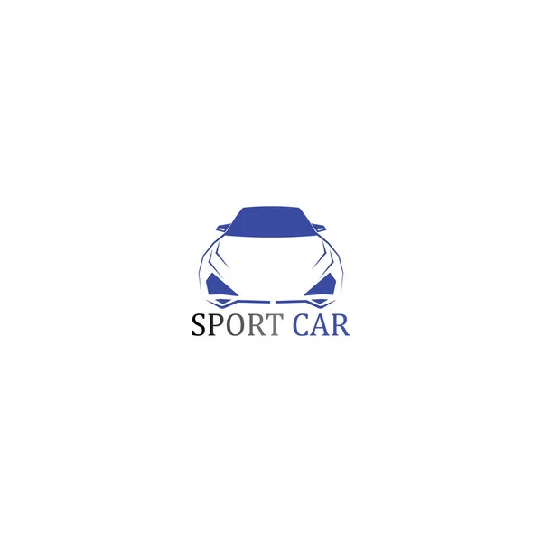 Sport Coche Silueta Logo Vector Plantilla Iconos Aplicación — Vector de stock