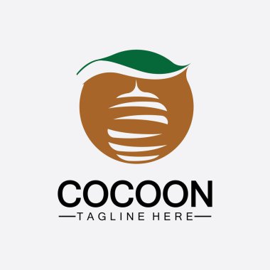 Koza logo vektör çizim şablonu