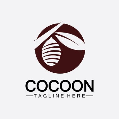 Koza logo vektör çizim şablonu