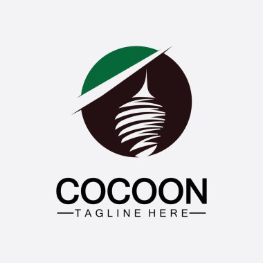 Koza logo vektör çizim şablonu