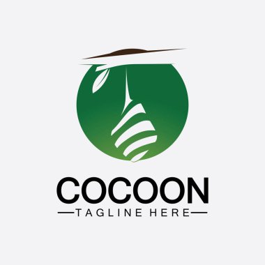 Koza logo vektör çizim şablonu