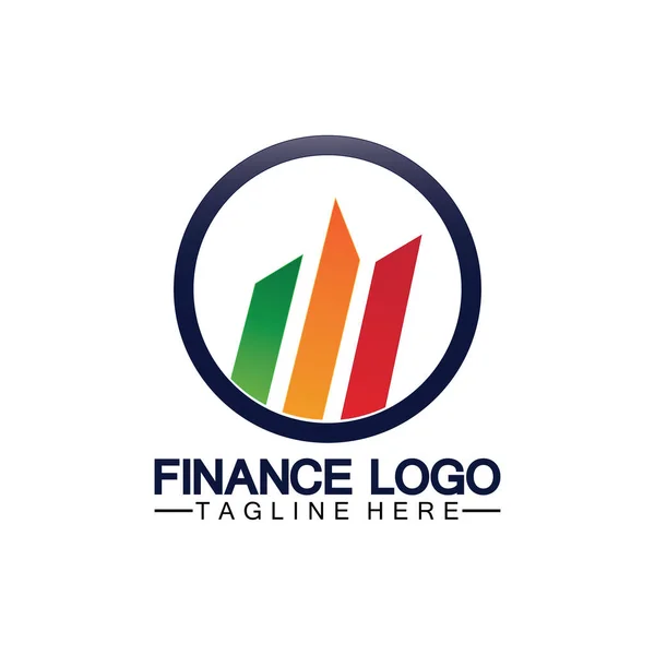 Bedrijfsfinanciering Marketing Logo Vector Illustratie Ontwerp — Stockvector