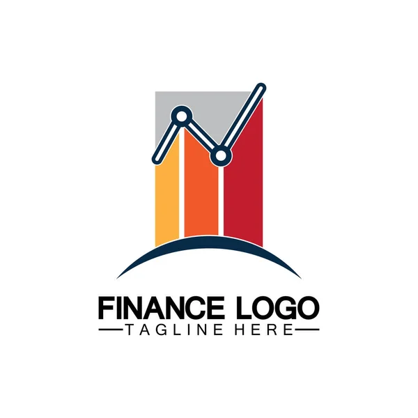 Financiamento Empresas Logotipo Marketing Design Ilustração Vetorial —  Vetores de Stock