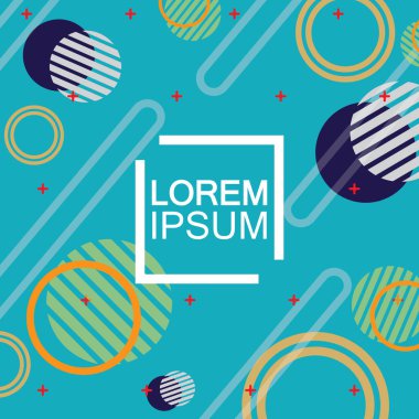 Memphis arka planı soyut renkli geometrik şekilli, pankart satışı, duvar kağıdı, broşür, dergi kapağı, poster, Etc için kullanılabilir.