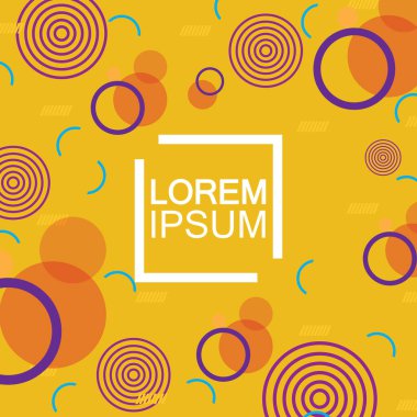 Memphis arka planı soyut renkli geometrik şekilli, pankart satışı, duvar kağıdı, broşür, dergi kapağı, poster, Etc için kullanılabilir.