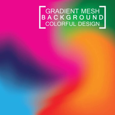 Soyut bulanık holografik gradyan ağ efekti arkaplanı