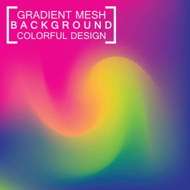 Soyut bulanık holografik gradyan ağ efekti arkaplanı