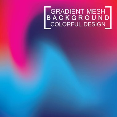 Soyut bulanık holografik gradyan ağ efekti arkaplanı