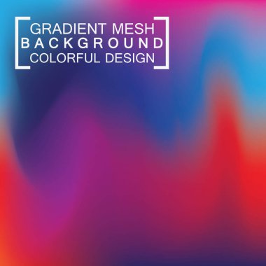 Soyut bulanık holografik gradyan ağ efekti arkaplanı