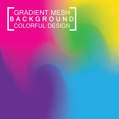 Soyut bulanık holografik gradyan ağ efekti arkaplanı