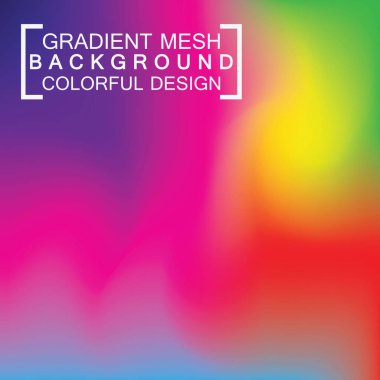 Soyut bulanık holografik gradyan ağ efekti arkaplanı