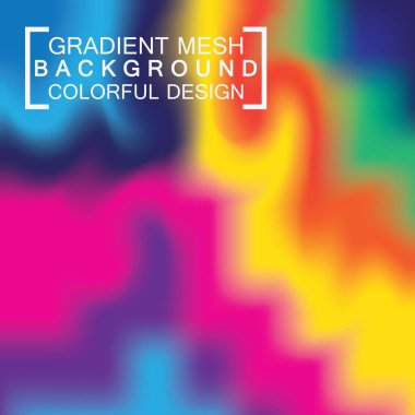 Soyut bulanık holografik gradyan ağ efekti arkaplanı