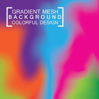 Soyut bulanık holografik gradyan ağ efekti arkaplanı