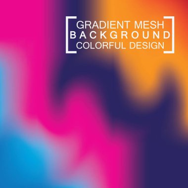 Soyut bulanık holografik gradyan ağ efekti arkaplanı