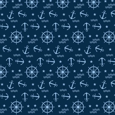  Denizcilik ya da denizcilik desenleri arka plan, Denizsel Desen Vektör Sanatı, simge & Grafikleri