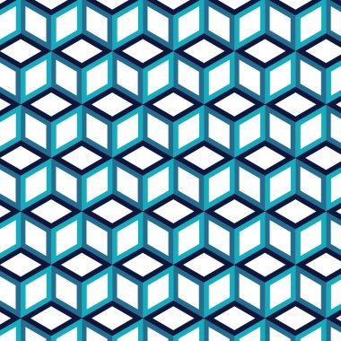 Geometrik Altıgen pürüzsüz model vektör arkaplanı 