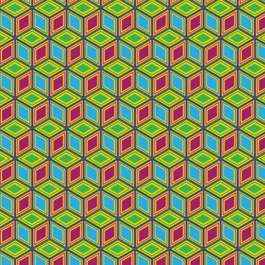 Geometrik Altıgen pürüzsüz model vektör arkaplanı 