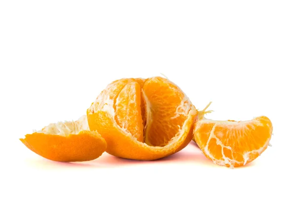 Oranje Fruit geschild uit — Stockfoto