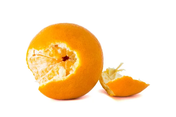 Pomarańczowe owoce obrane — Zdjęcie stockowe