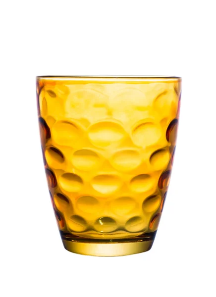 Sárga üveg gyönyörű mintázatú. — Stock Fotó