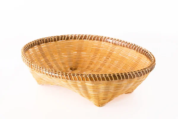 Fruit tray made of bamboo. — Stock Photo, Image