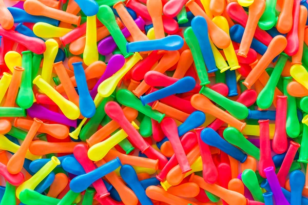 Ballonger i olika färger fodrad — Stockfoto