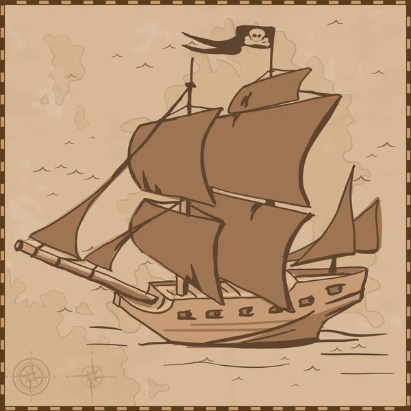 Корабль 2 — стоковый вектор