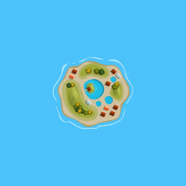 Insel — Stockvektor