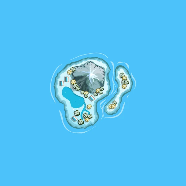 Острів — стоковий вектор