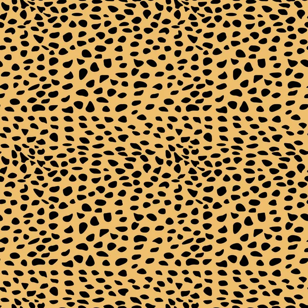 Modèle Vectoriel Sans Couture Peau Chat Guépard Conception Fond Décoration — Image vectorielle