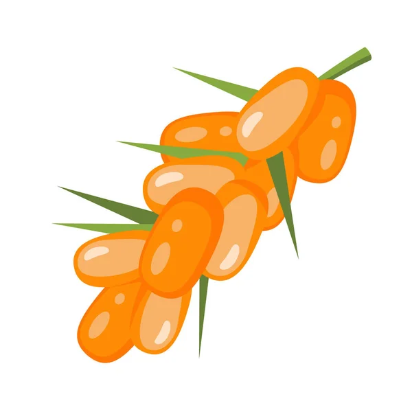 삽화에 나오는 잎들이 오렌지색 — 스톡 벡터