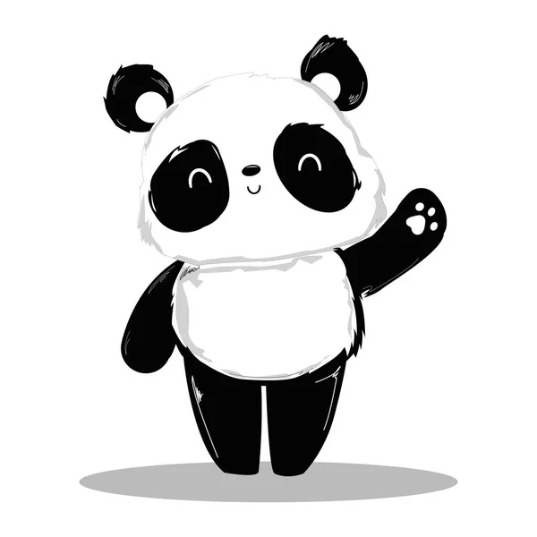 Panda. Bir vektör resmini herhangi bir amaç için kullanabilme yeteneği.