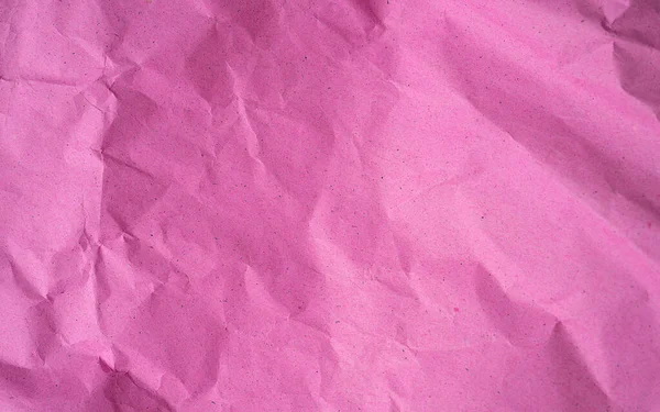Růžový Papír Pozadí Zmačkanou Papírovou Texturou Prázdná Prázdná Prostorová Stránka — Stock fotografie