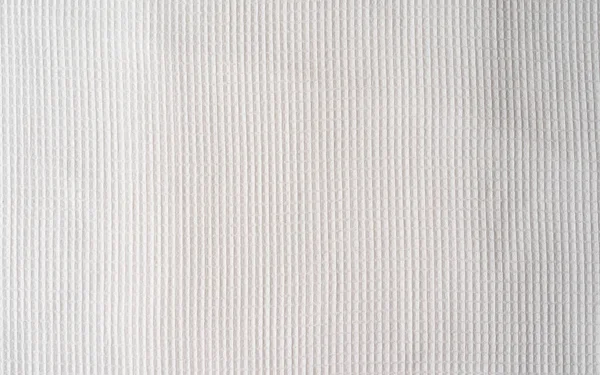 Asciugamano Cotone Cialda Bianca Tovagliolo Immagine Ravvicinata Asciugamano Waffle Immagine — Foto Stock