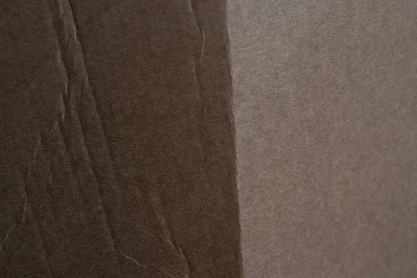 Light Brown Linen Crumpled Cardboard Texture Paper Background Design Close — Foto de Stock