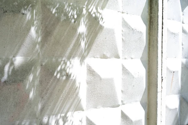 Industrial Gray Concrete Fence Background Texture Texture White Cubes Irregular — Fotografia de Stock
