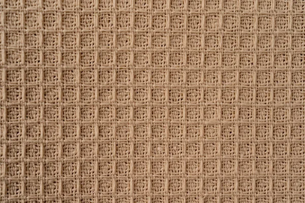 Tissu Texture Naturelle Comme Fond Texture Tissu Gaufre Coton Naturel — Photo
