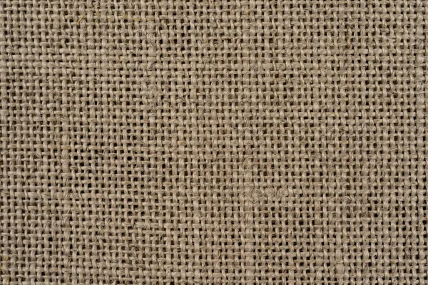 Detailní Záběr Pytloviny Hessian Vysokém Rozlišení Stará Zastřená Textilie Rozmazaného — Stock fotografie