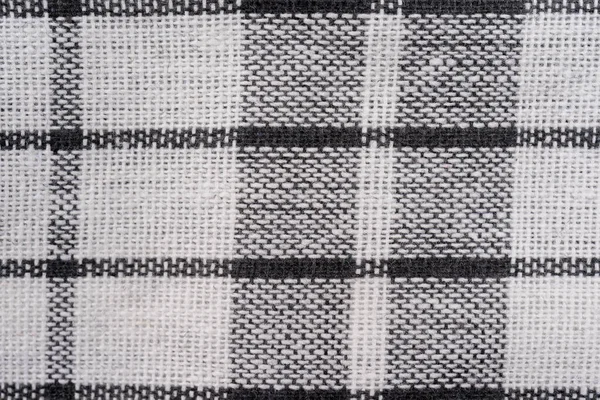 Tovagliolo Tessile Strisce Bianco Nero Piegato Sfondo Wallpaper Design Vicino — Foto Stock